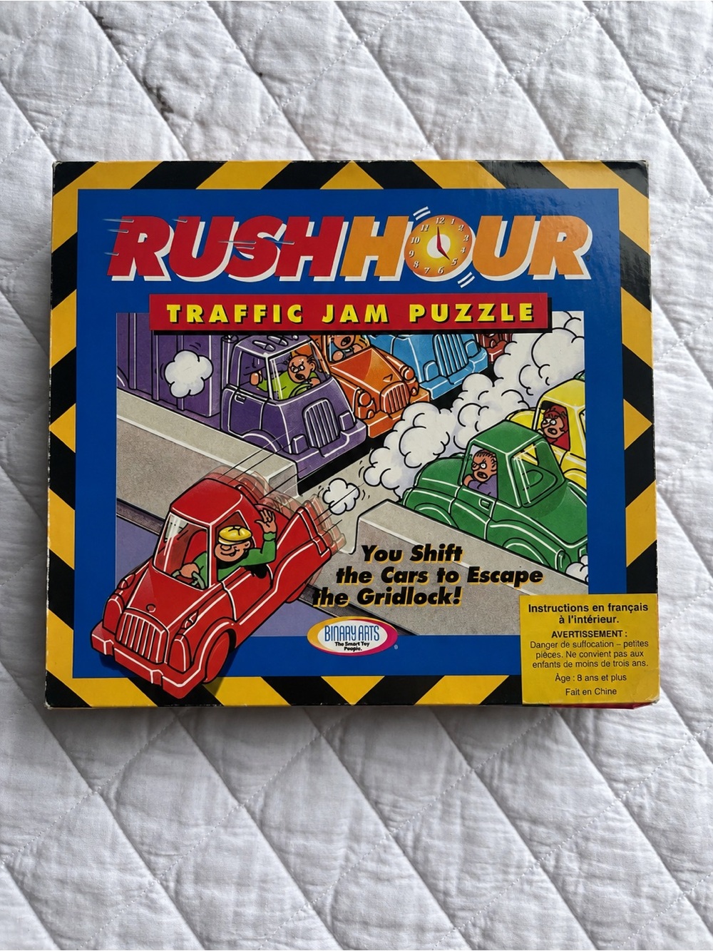 Vintage 1996 Rush Hour Traffic Jam Puzzle Game Binary Arts UNUSED Complete